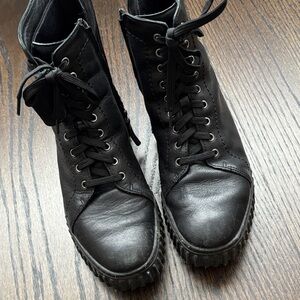 Clarks Black Ankle Booties